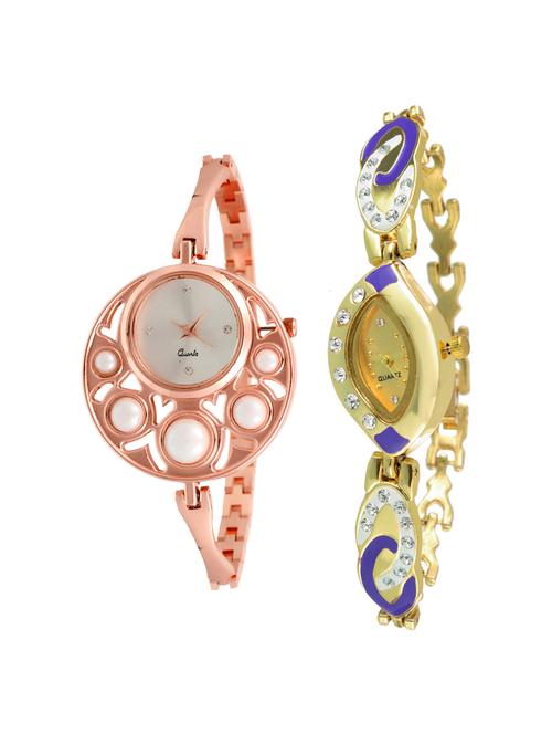 surbhi fashion set of 2 analog watch combo(swc-w-1259) - 16496814 - Very Small Image - 1