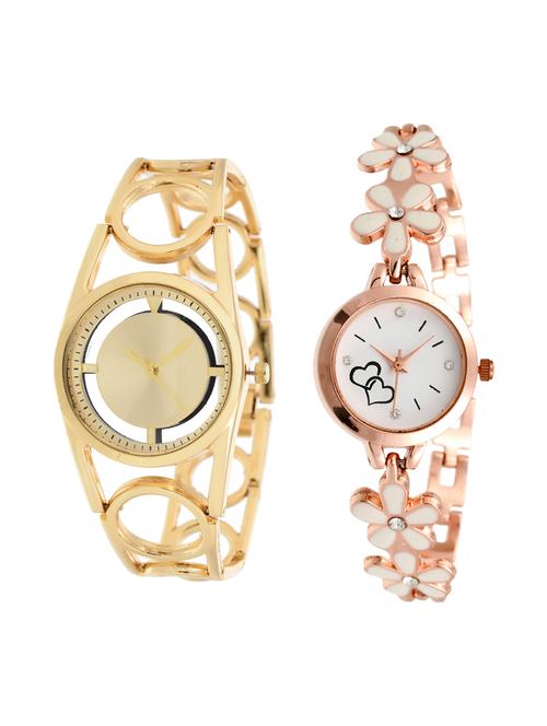 surbhi fashion set of 2 analog watch combo(swc-w-1292) - 16496847 - Very Small Image - 1