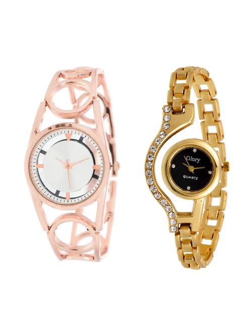 surbhi fashion set of 2 analog watch combo(swc-w-1293) - 16496848 - Very Small Image - 1