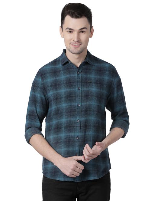 green checkered casual shirt - 16497256 - Very Small Image - 1