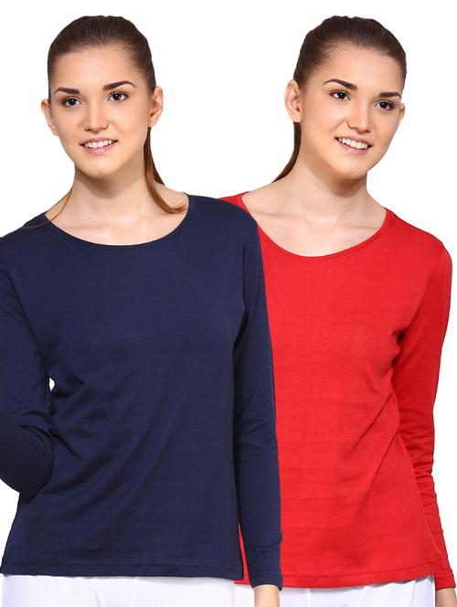 women's t-shirt combo - 16502204 - Very Small Image - 1