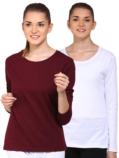 women's t-shirt combo - 16502230 - Very Small Image - 1
