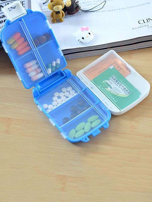 plastic pill portable medicine storage case container - 16502340 - Very Small Image - 1