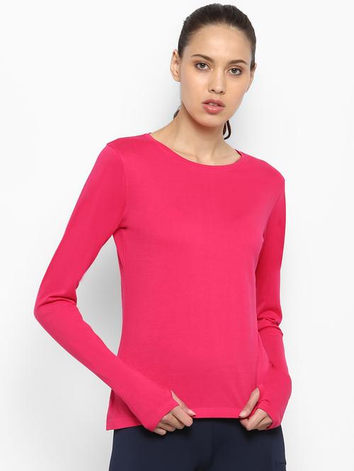 women's plain round neck t-shirt - 16502706 - Very Small Image - 1