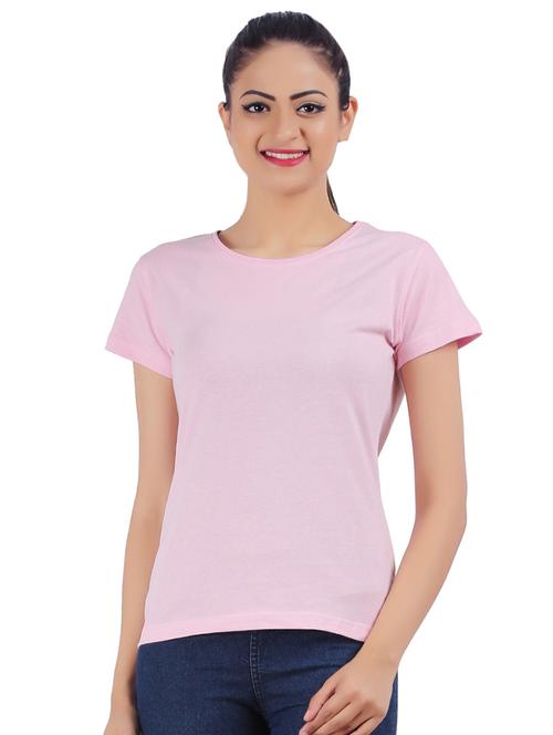 women's plain round neck t-shirt - 16502935 - Very Small Image - 1