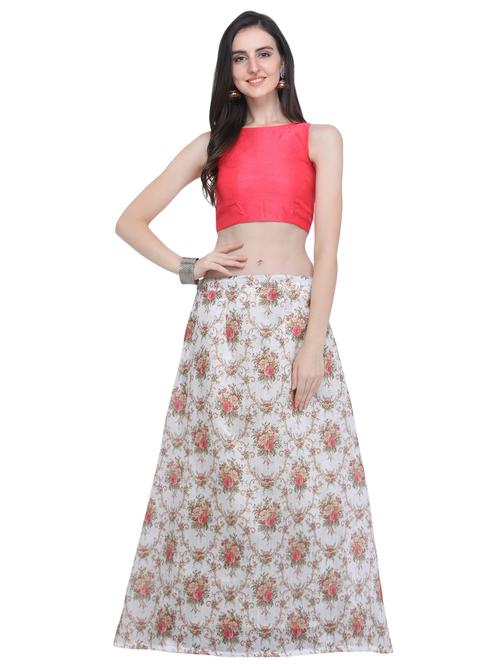 floral flared lehenga - 16503805 - Very Small Image - 1