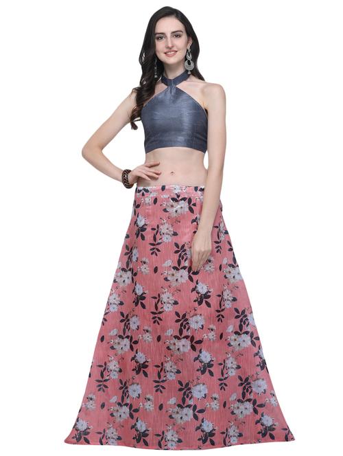 floral flared lehenga - 16503820 - Very Small Image - 1