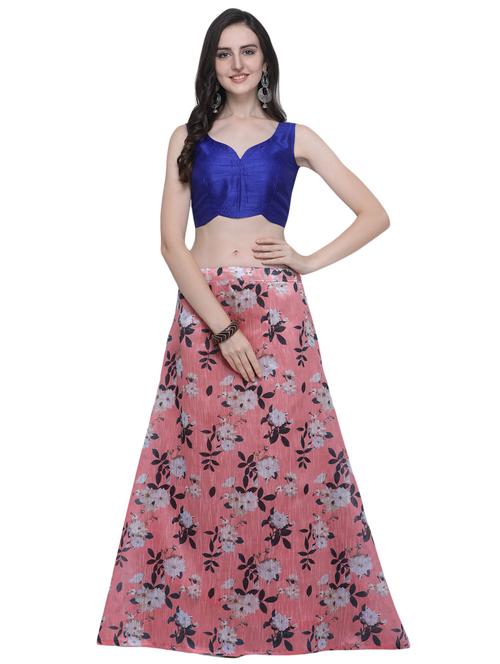floral flared lehenga - 16503828 - Very Small Image - 1