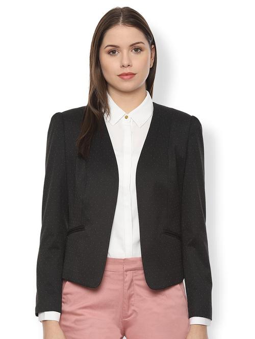 long sleeved polka dot blazer - 16504157 - Very Small Image - 1