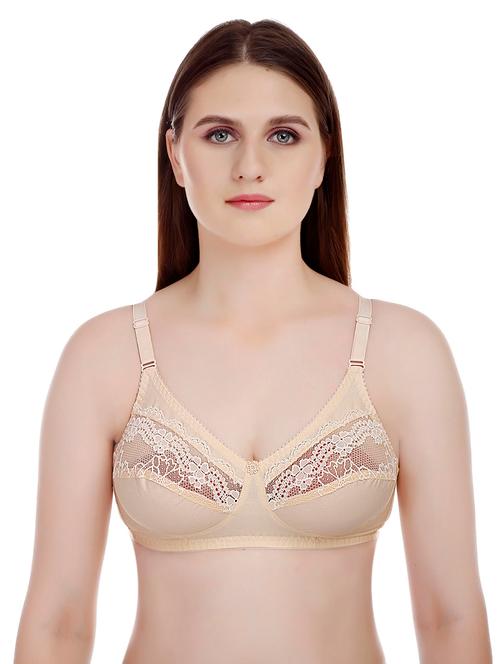 floral patch lace detail bra - 16504524 - Very Small Image - 1