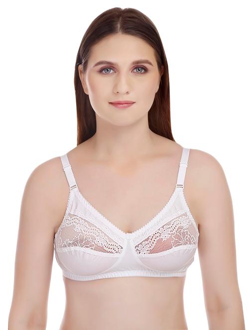 floral patch lace detail bra - 16504526 - Very Small Image - 1