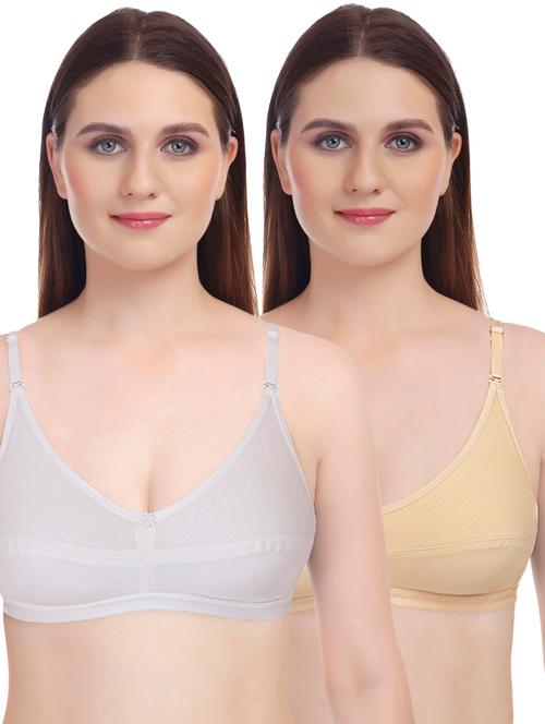 set of 2 floral patch bra - 16504536 - Very Small Image - 1