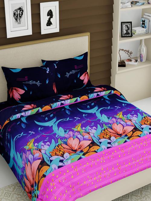 double bedsheet with 2 pillow covers. - 16504687 - Very Small Image - 1