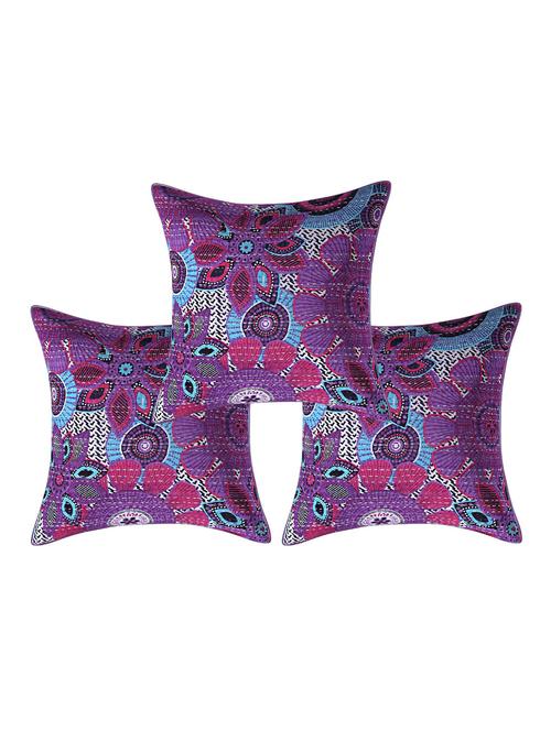 kantha work/suzaini-3 piece standard size cushion cover set - 16504698 - Very Small Image - 1