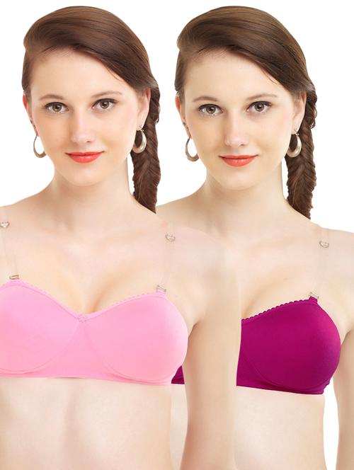 set of 2 detachable strap bra - 16506246 - Very Small Image - 1