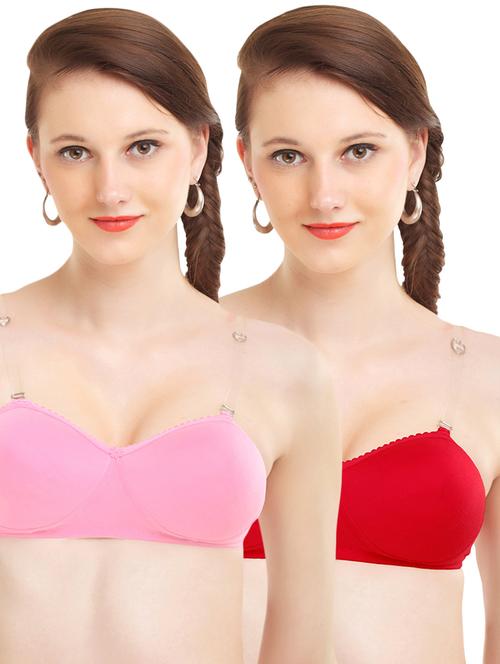set of 2 detachable strap bra - 16506247 - Very Small Image - 1