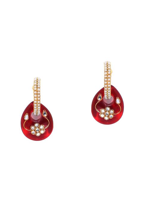 gold brass hoop earring - 16506359 - Very Small Image - 1