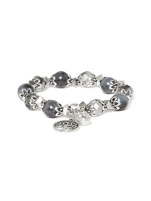 grey metal bangle bracelet - 16506922 - Very Small Image - 1