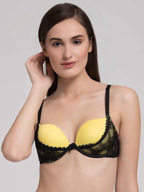 lace detail plunge bra - 16508681 - Very Small Image - 1
