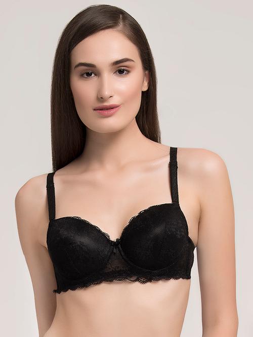 detachable strap laced bra - 16508688 - Very Small Image - 1