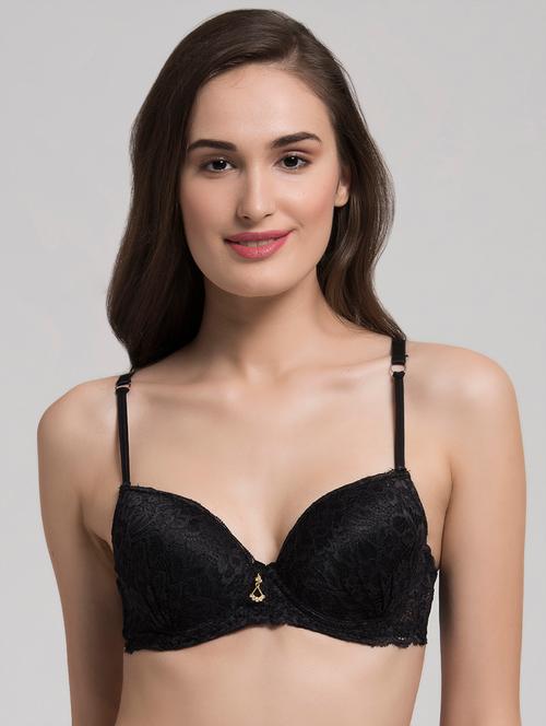 embellished scallop hem bra - 16508701 - Very Small Image - 1