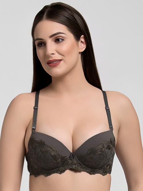 detachable strap laced bra - 16508710 - Very Small Image - 1