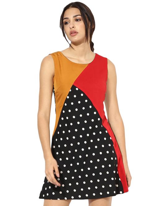 color block sheath dress - 16508841 - Very Small Image - 1