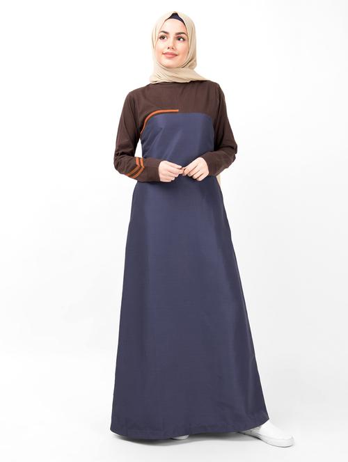 solid a-line cloaks & abaya - 16510673 - Very Small Image - 1
