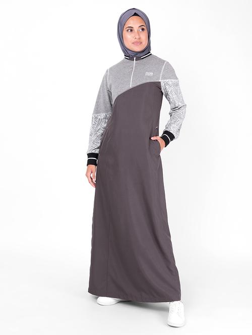 solid a-line cloaks & abaya - 16510708 - Very Small Image - 1