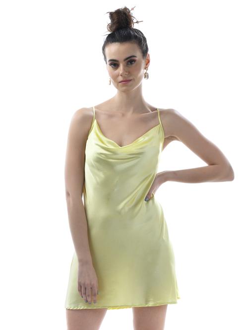 cowl neck solid nighty - 16510751 - Very Small Image - 1