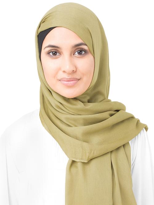 yellow rayon stole - 16511092 - Very Small Image - 1