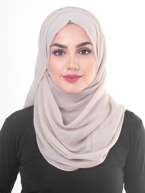 grey chiffon stole - 16511308 - Very Small Image - 1