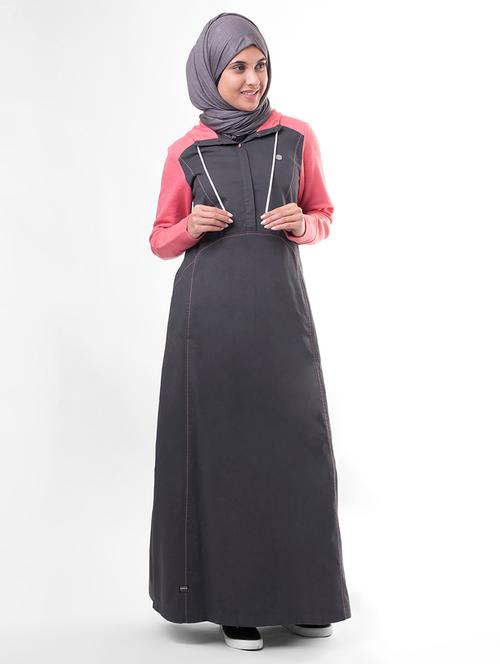 solid a-line cloaks & abaya - 16511507 - Very Small Image - 1