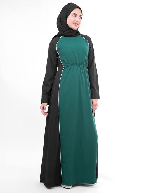 solid a-line cloaks & abaya - 16511539 - Very Small Image - 1