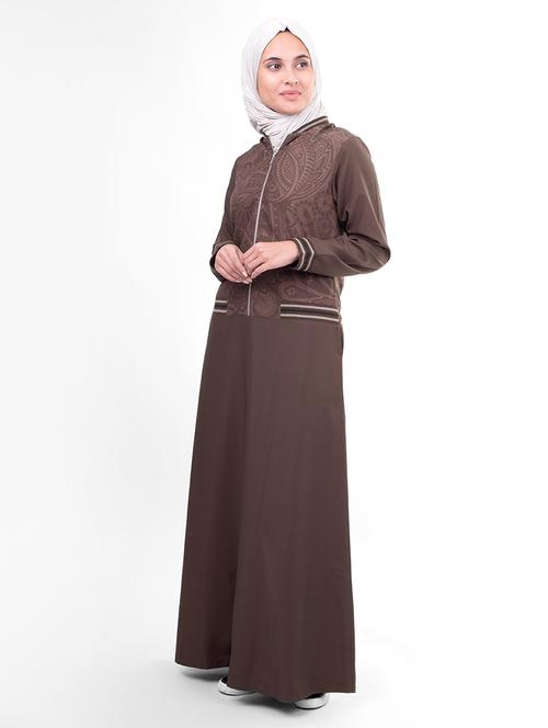 solid a-line cloaks & abaya - 16511556 - Very Small Image - 1