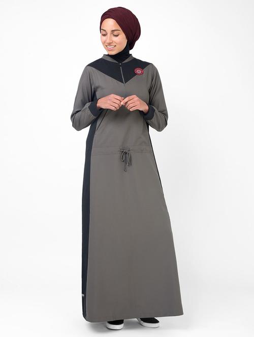 solid a-line cloaks & abaya - 16511569 - Very Small Image - 1