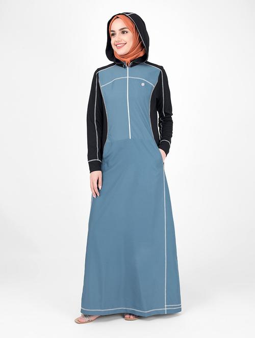 solid a-line cloaks & abaya - 16511574 - Very Small Image - 1