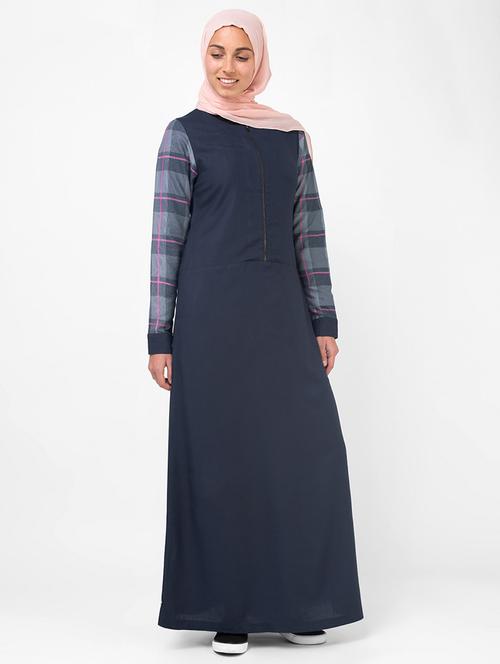 solid a-line flare cloaks & abaya - 16511612 - Very Small Image - 1