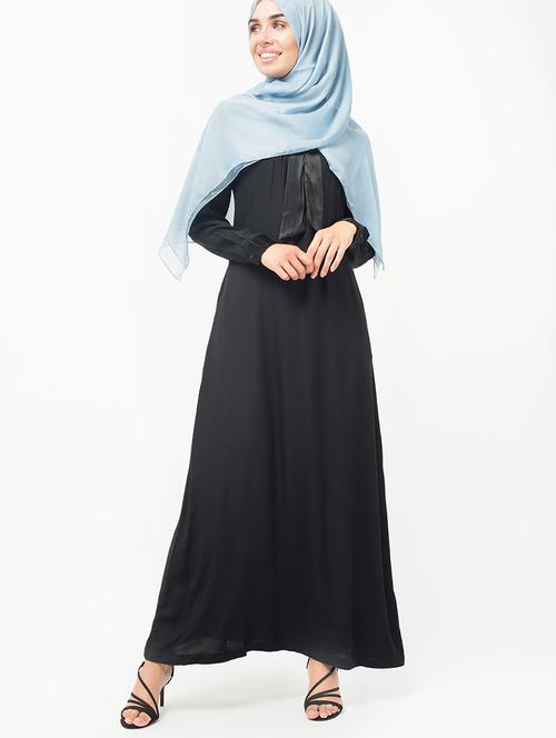 solid a-line cloaks & abaya - 16511666 - Very Small Image - 1