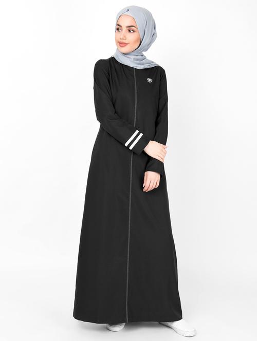 solid a-line cloaks & abaya - 16511750 - Very Small Image - 1
