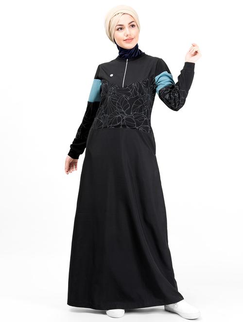 contrast a-line cloaks & abaya - 16511752 - Very Small Image - 1
