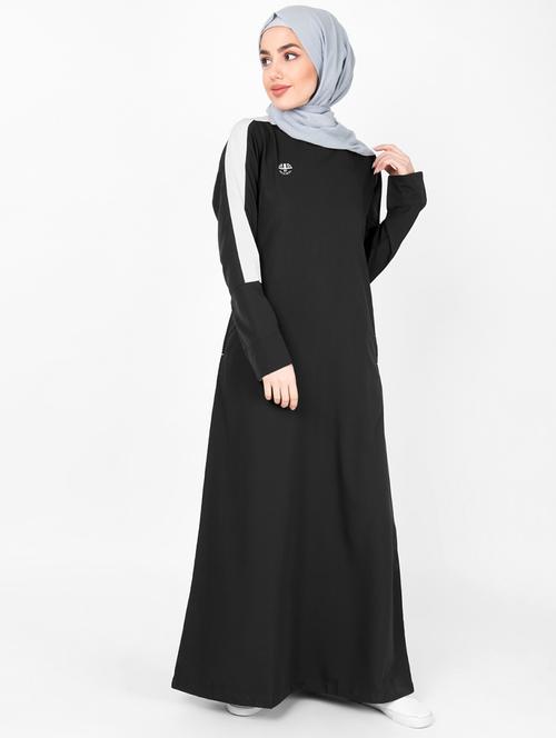 solid a-line cloaks & abaya - 16511769 - Very Small Image - 1