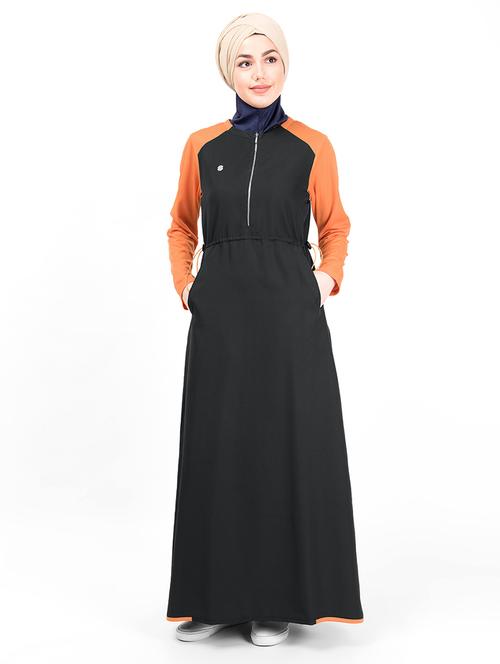denim a-line cloaks & abaya - 16511796 - Very Small Image - 1