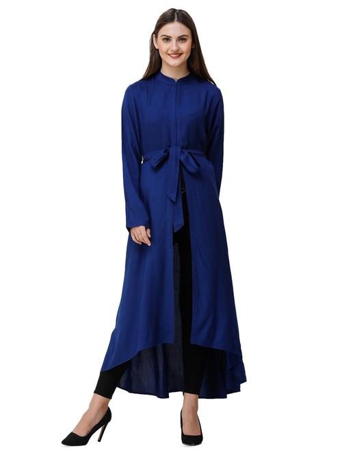 tie front solid shrug - 16512832 - Very Small Image - 1