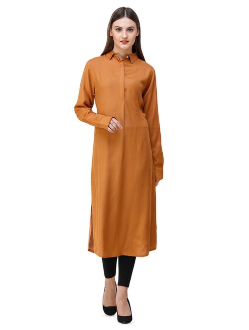 concealed placket curved hem hijab dress - 16512910 - Very Small Image - 1