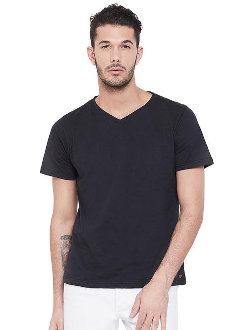 black solid t-shirt - 16514721 - Very Small Image - 1