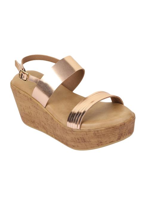 metallic back strap wedges - 16515369 - Very Small Image - 1