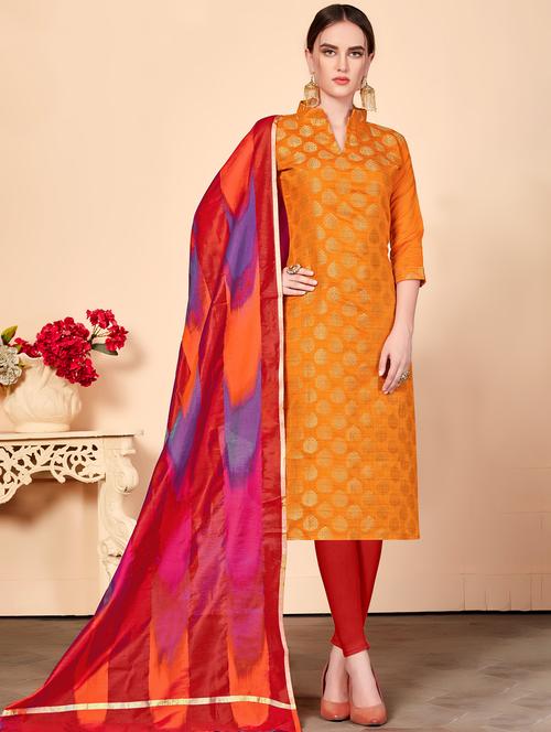 embroidered unstitched suit - 16515560 - Very Small Image - 1