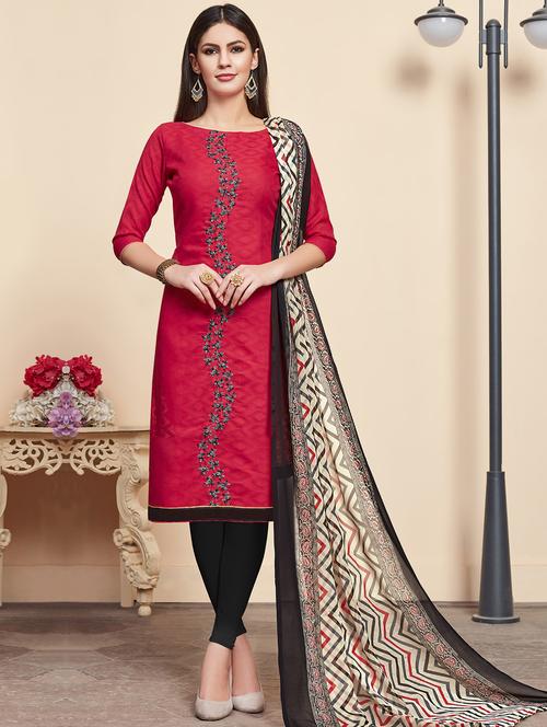 embroidered unstitched suit - 16515578 - Very Small Image - 1