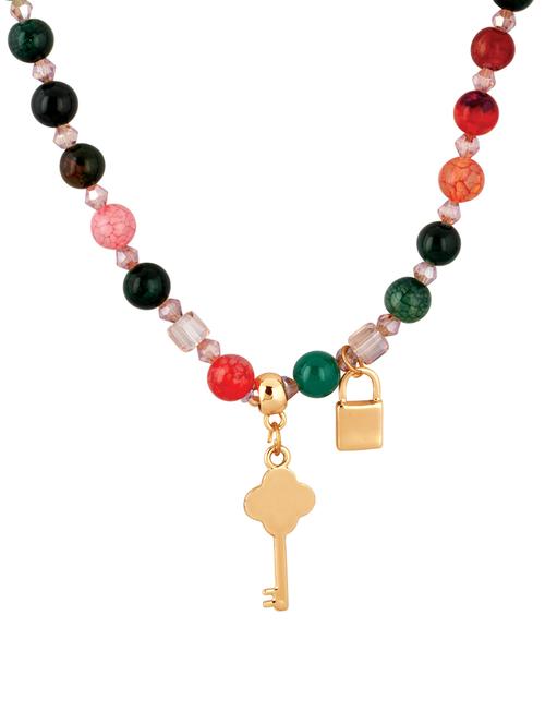 multi colored metal chain necklace - 16515604 - Very Small Image - 1